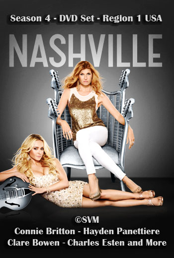 Nashville Season 4 Complete TV Series 2015 Connie Britton Hayden Panettiere CMT drama DVD set image