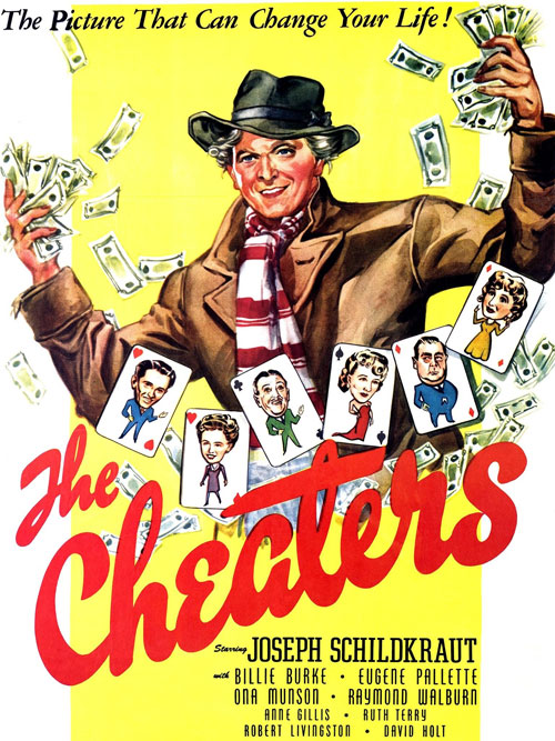 The Cheaters 1945 Joseph Schildkraut Billie Burke Eugene Pallette holiday screwball comedy movie DVD image 01