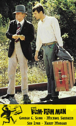 The Flim-Flam Man 1967 George C. Scott Michael Sarrazin Sue Lyon comedy movie DVD image